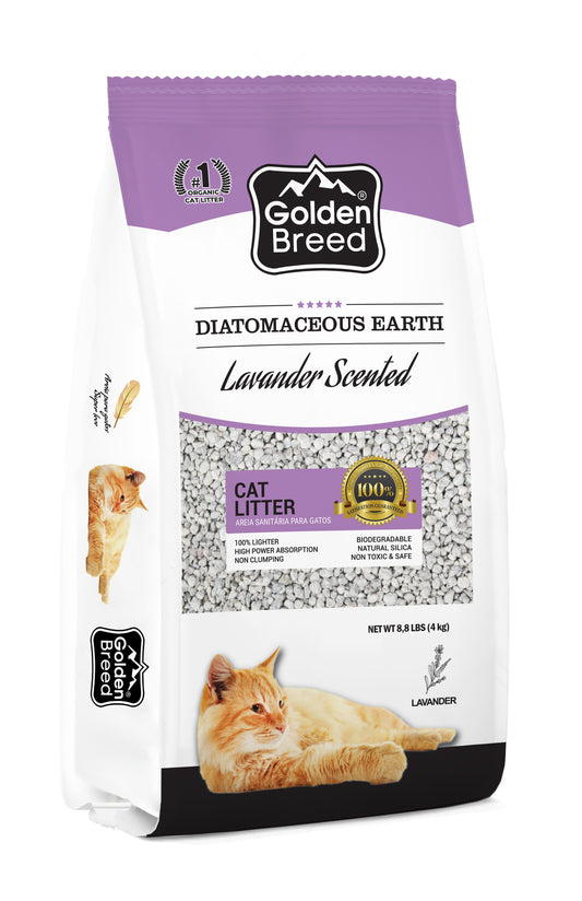 Golden Breed - Lavender Scented Cat Litter (8.8 lbs)
