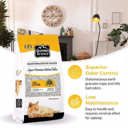 Golden Breed - Unscented Cat Litter (8.8 lbs)