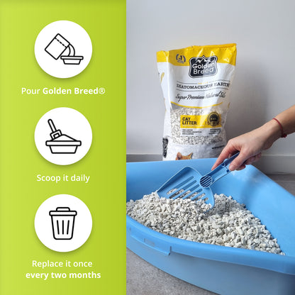 Golden Breed - Green Apple Scented Cat Litter (8.8 lbs)