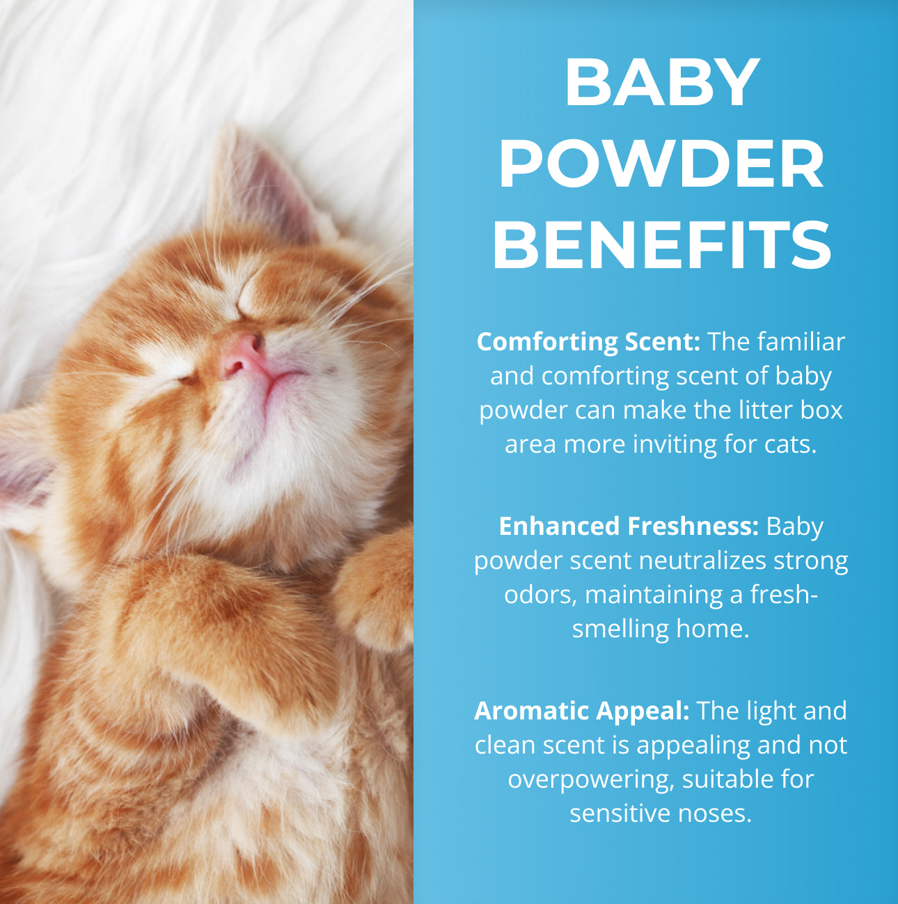 Golden Breed - Baby Powder Scented Cat Litter (8.8 lbs)