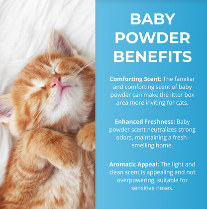 Golden Breed - Baby Powder Scented Cat Litter (8.8 lbs)