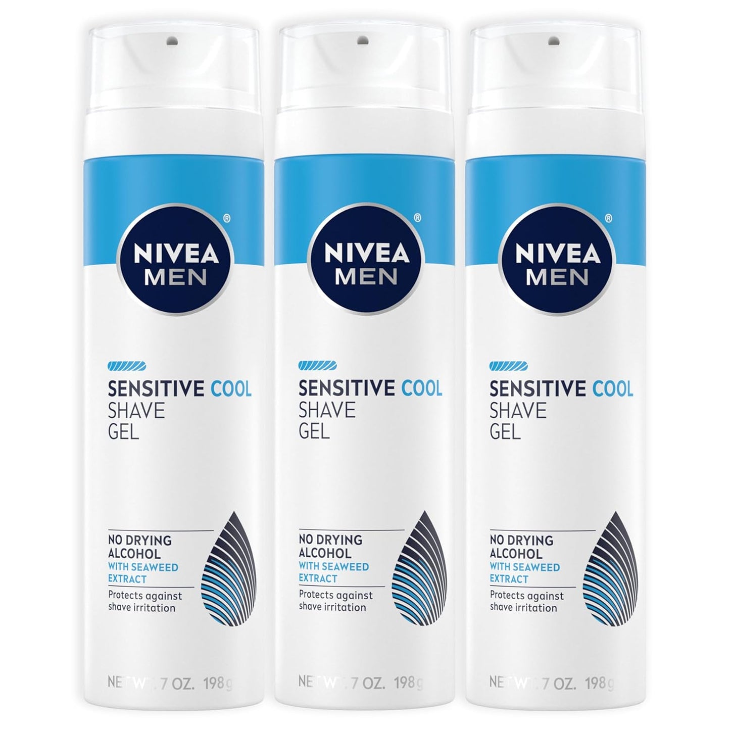 NIVEA MEN - Sensitive Cooling Shaving Gel (3 Pack)
