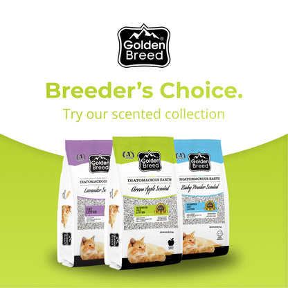 Golden Breed - Green Apple Scented Cat Litter (8.8 lbs)