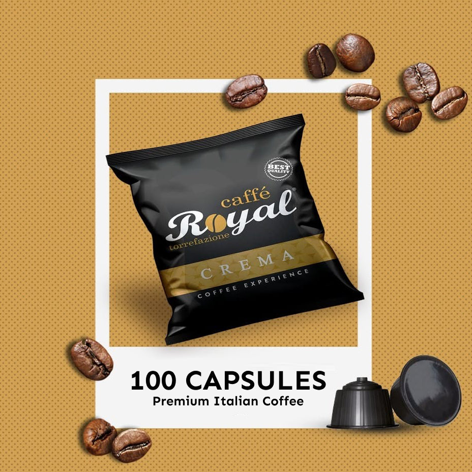 Royal Caffé - Crema (100 Capsules) - Nespresso Compatible