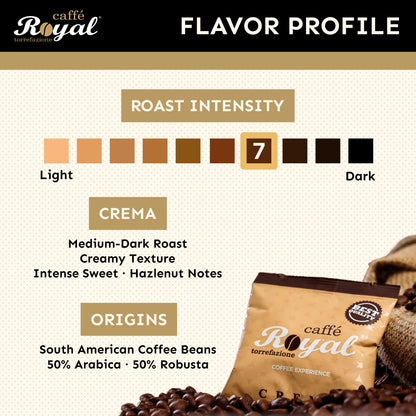 Royal Caffè - Crema (150 ESE Pods)