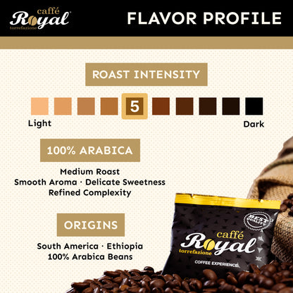 Royal Caffé – 100% Arabica Blend, 2.2 lbs (1 kg)